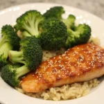 Lemon Herb Baked Salmon with Roasted Veggies Recipe