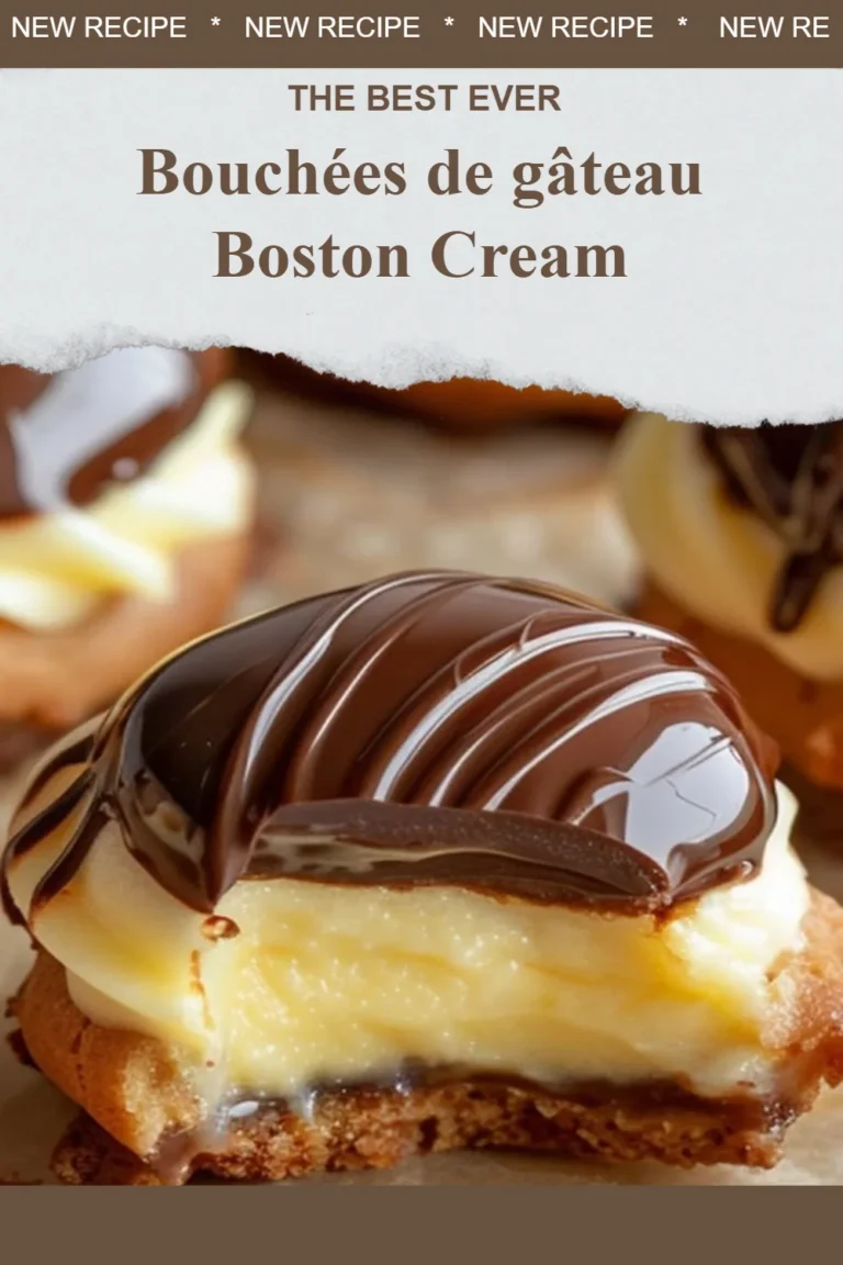 Bouchées de gâteau Boston Cream prêtes à être dégustées sur une assiette.