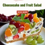 Tropical Cheesecake Cake with Mango and Pineapple