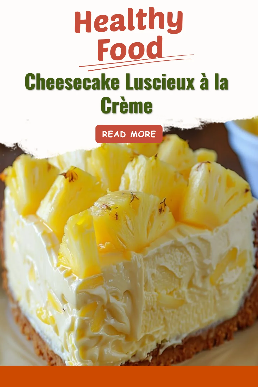 Cheesecake Luscieux à la Crème, un dessert crémeux et savoureux