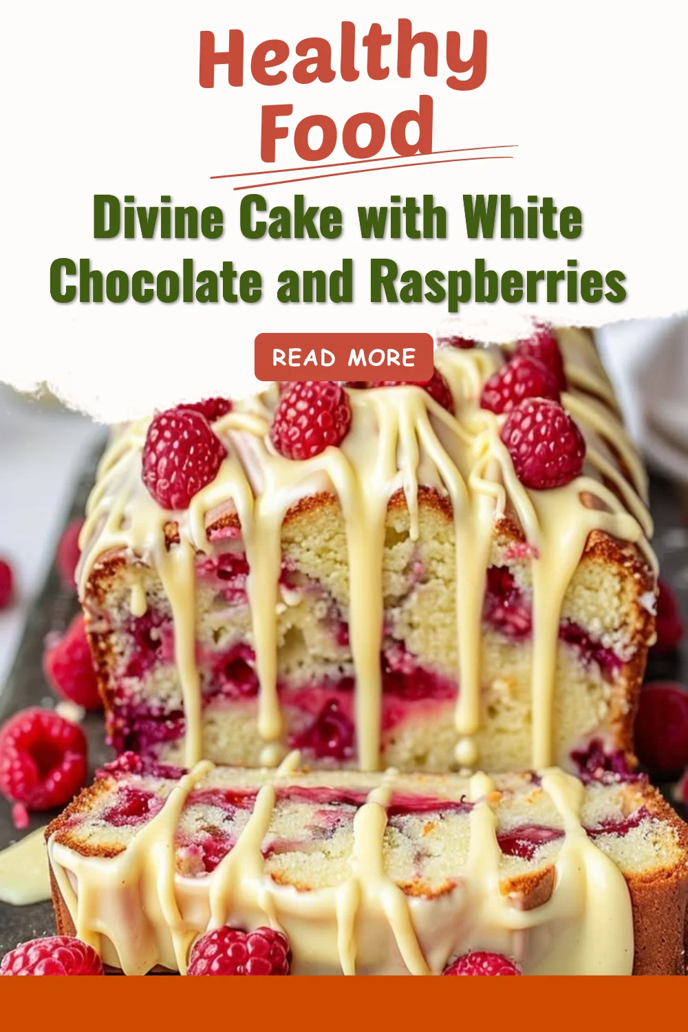 Gâteau divin avec chocolat blanc et framboises, dessert élégant et savoureux