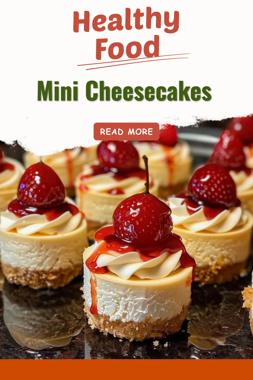Mini cheesecakes crémeux garnis de fruits frais et chocolat