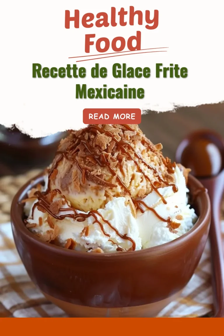Recette de glace frite mexicaine, dessert délicieux et croustillant
