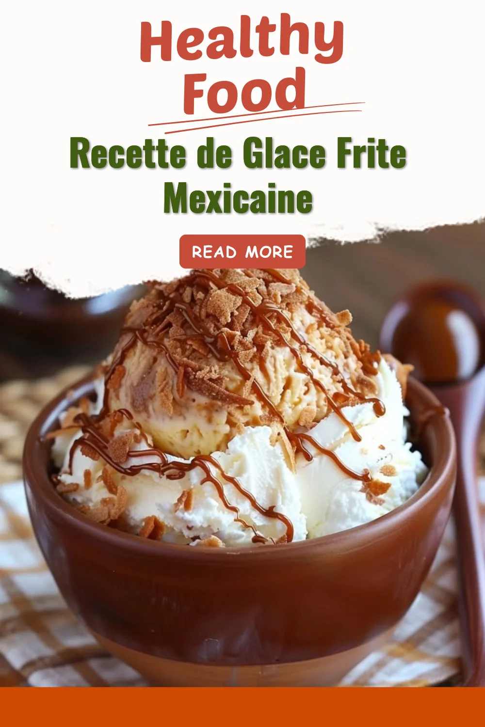 Recette de glace frite mexicaine, dessert délicieux et croustillant