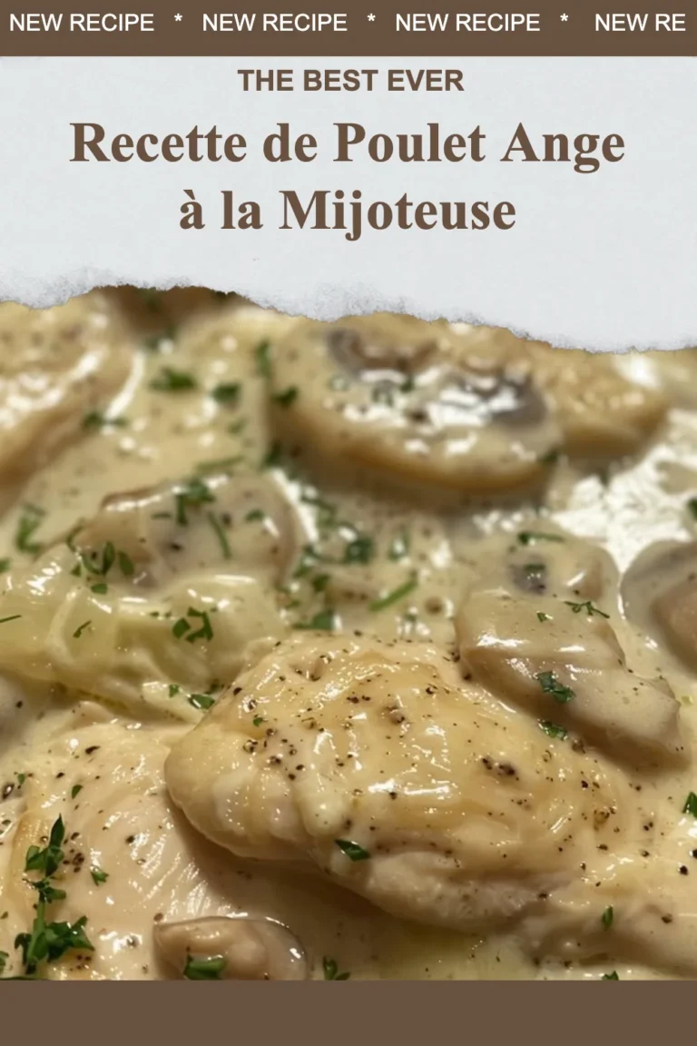 Recette de Poulet Ange préparé dans une mijoteuse pour un repas savoureux