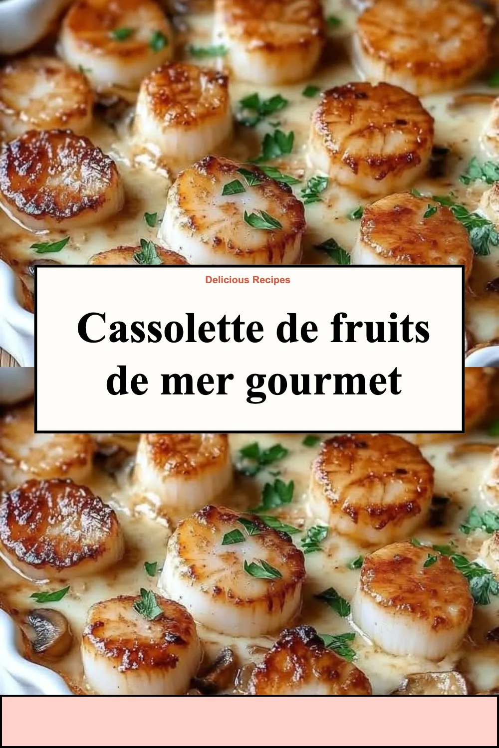 Cassolette de fruits de mer gourmet avec saveurs alléchantes