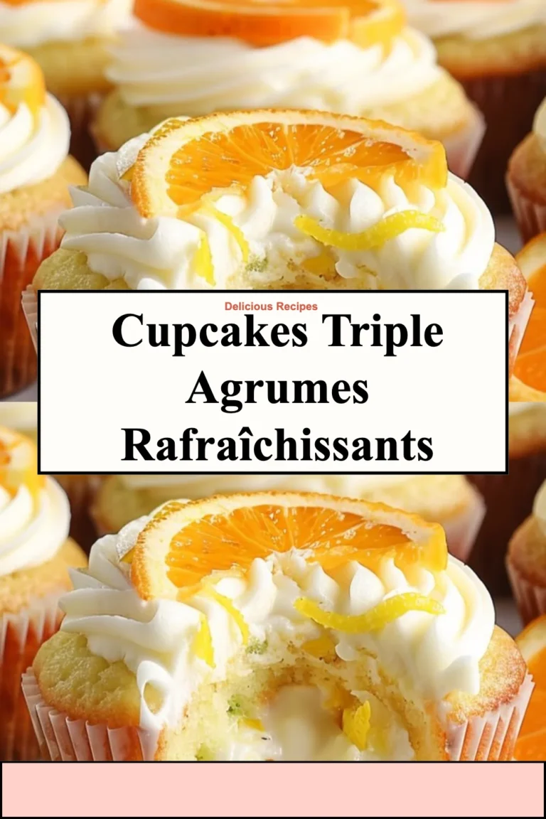 Cupcakes triple agrumes avec un glaçage crémeux et des zestes d'agrumes