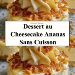 Gâteau Cheesecake Banane Split