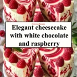 Dômes de Cheesecake Praliné-Framboise Luxueux avec Élégance en Feuille d’Or