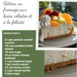 Fantaisie de Cheesecake à la Banane et à la Fraise
