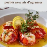 Queue de homard avec beurre de safran à la vanille