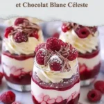 Dômes de Cheesecake Pistache-Framboise Luxueux avec Élégance en Feuille d’Or