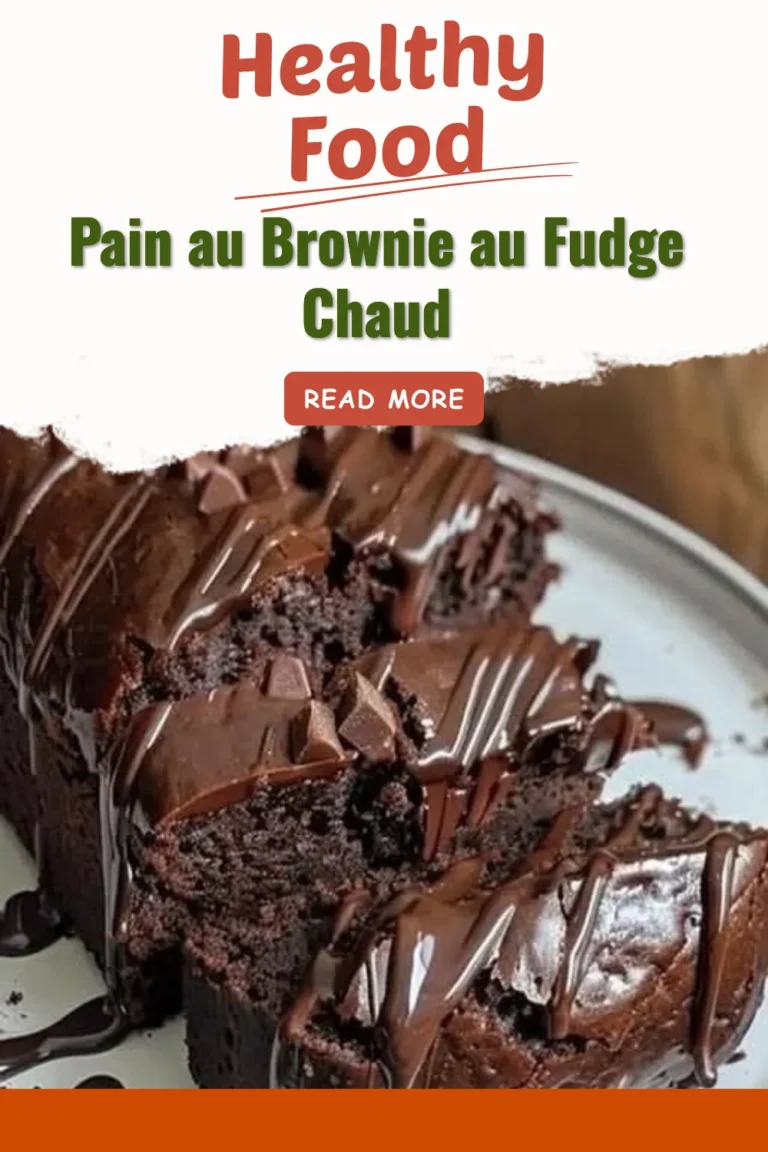 Pain au Brownie au Fudge Chaud, une délicieuse gourmandise chocolatée