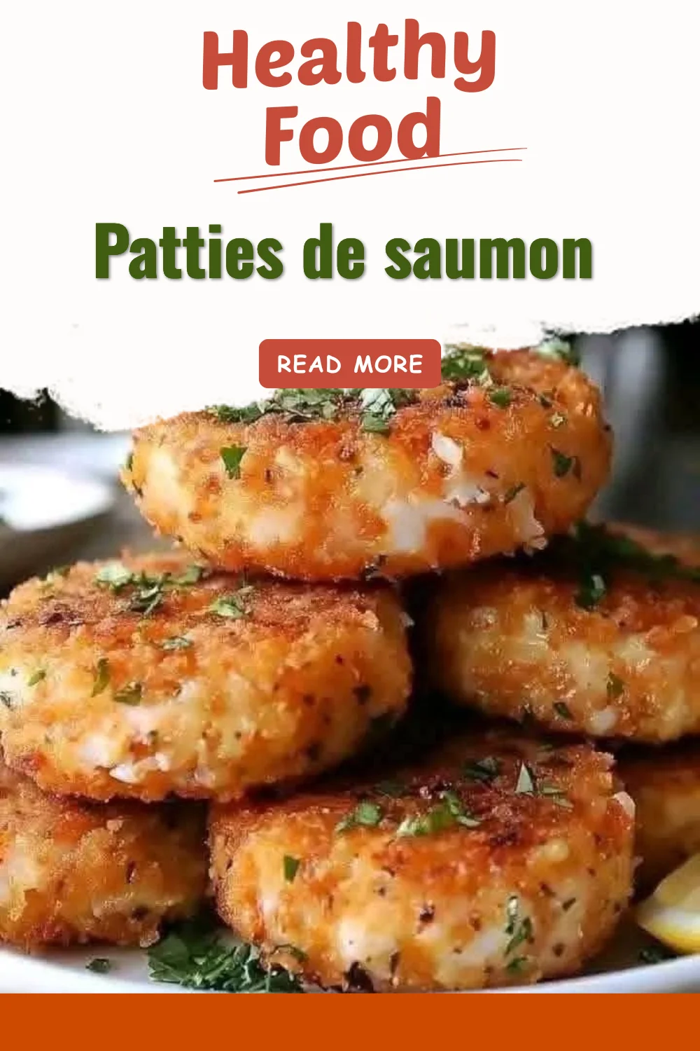 Patties de saumon croustillants et savoureux prêts à être dégustés.