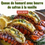 Médaillons de homard pochés avec air d’agrumes