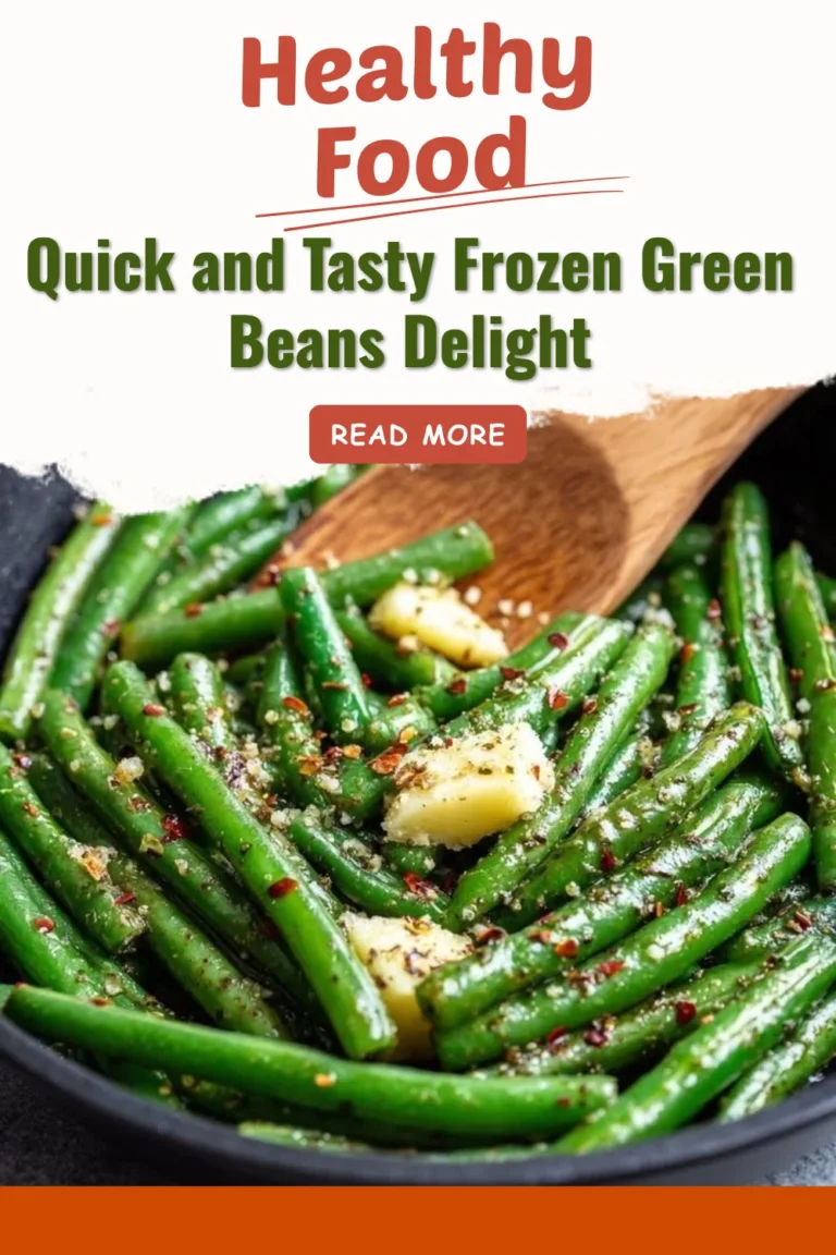 Recette de haricots verts congelés savoureux et rapide à préparer