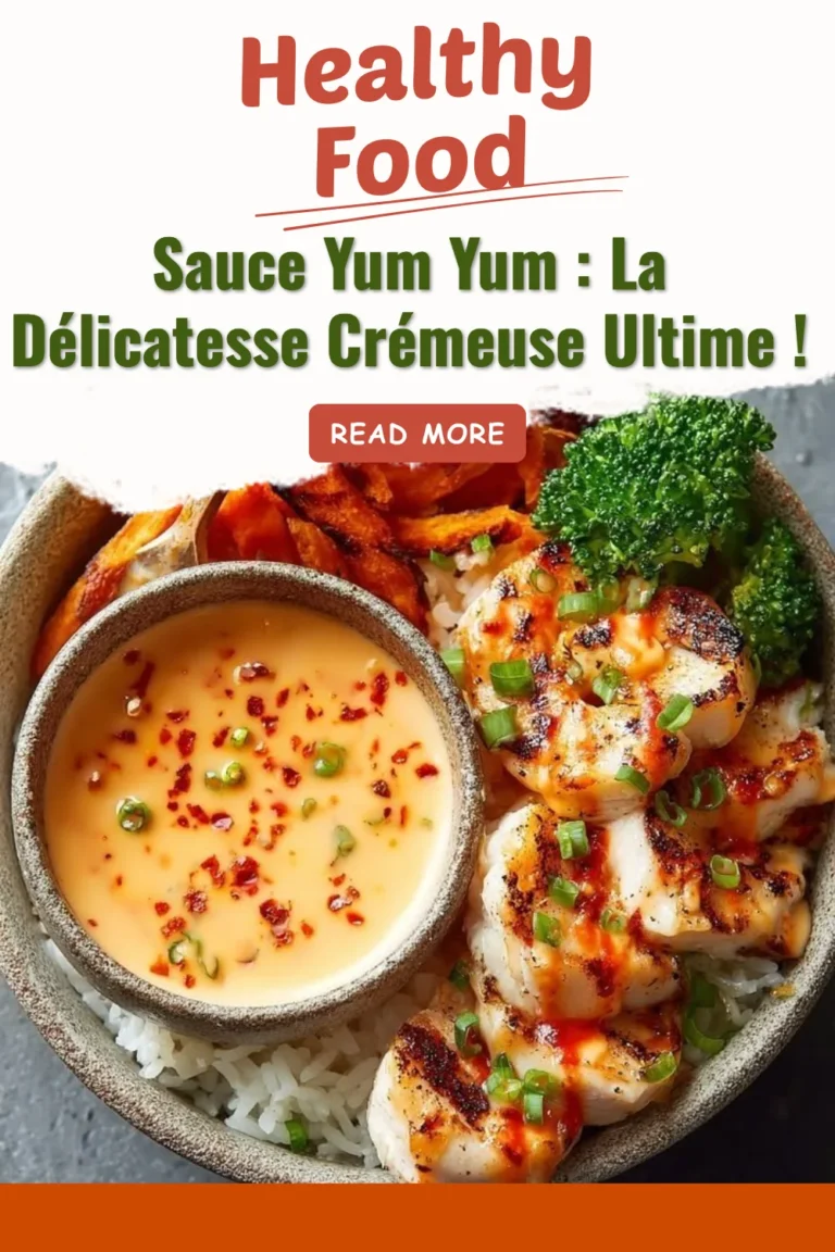 Bocal de sauce yum yum crémeuse sur une table garnie de plats