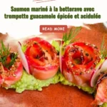 Bateaux de courgettes farcis aux crevettes avec crème à l’ail