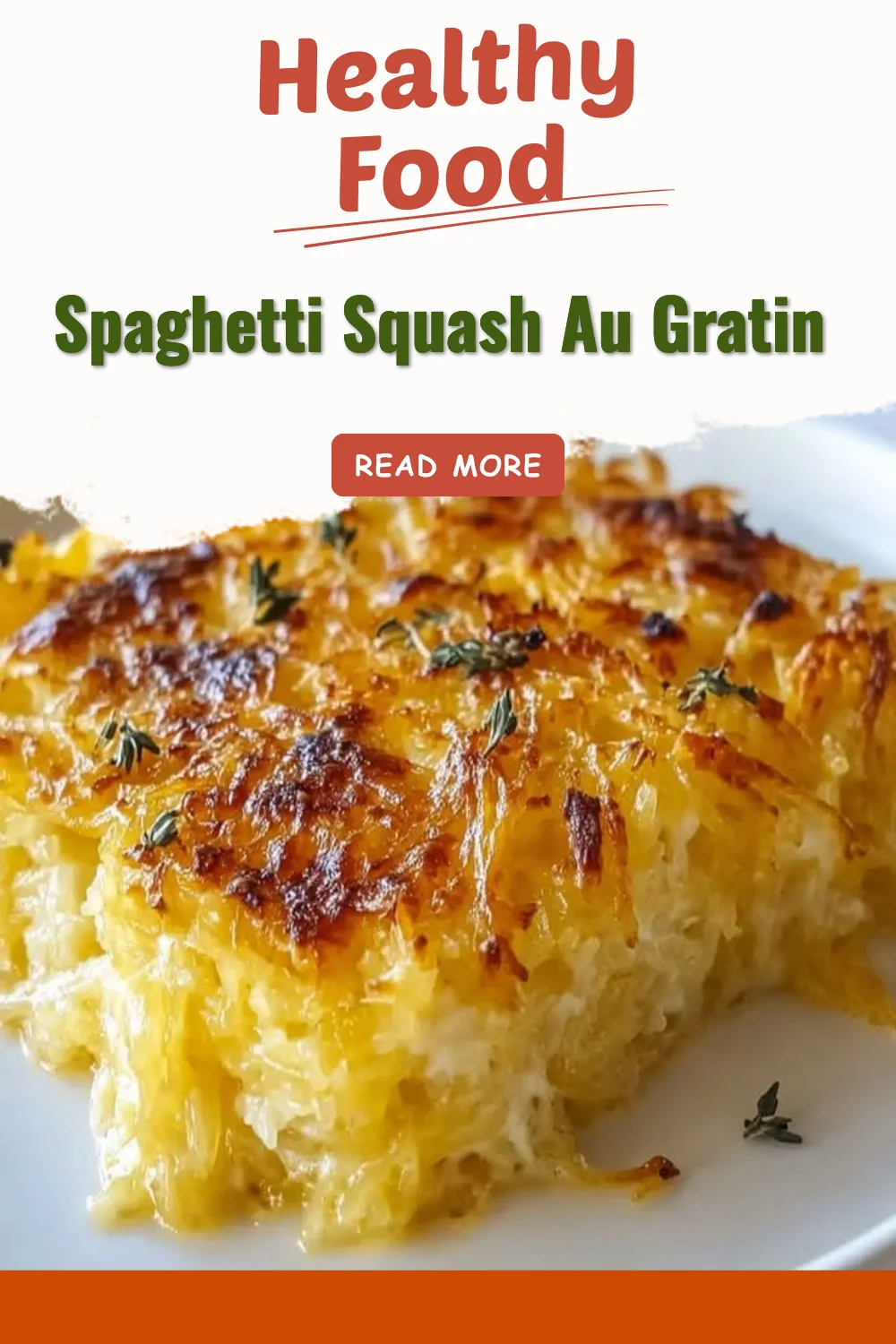 Recette de Spaghetti Squash Au Gratin avec fromage et épices.