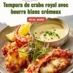 Queue de homard avec beurre de safran à la vanille