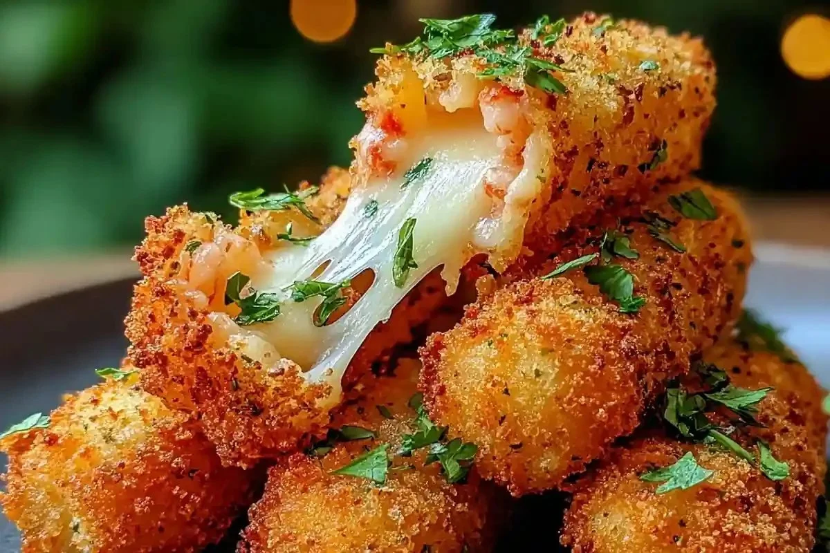 B&acirc;tonnets de nachos aux crevettes et crabe