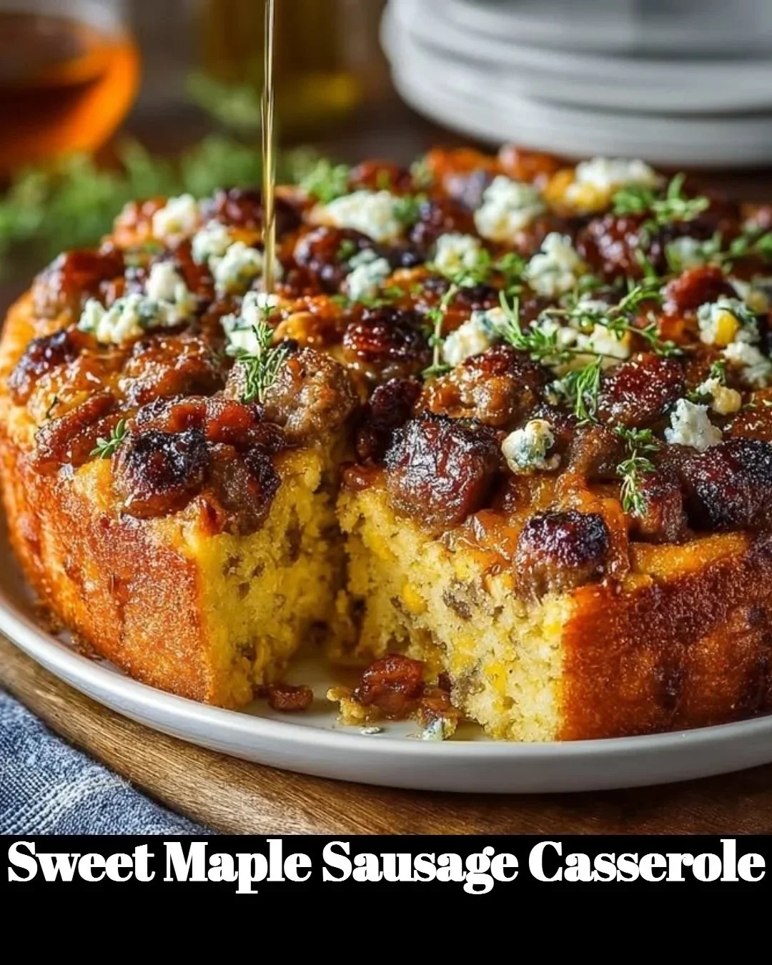Casserole de saucisses au sirop d'&eacute;rable doux