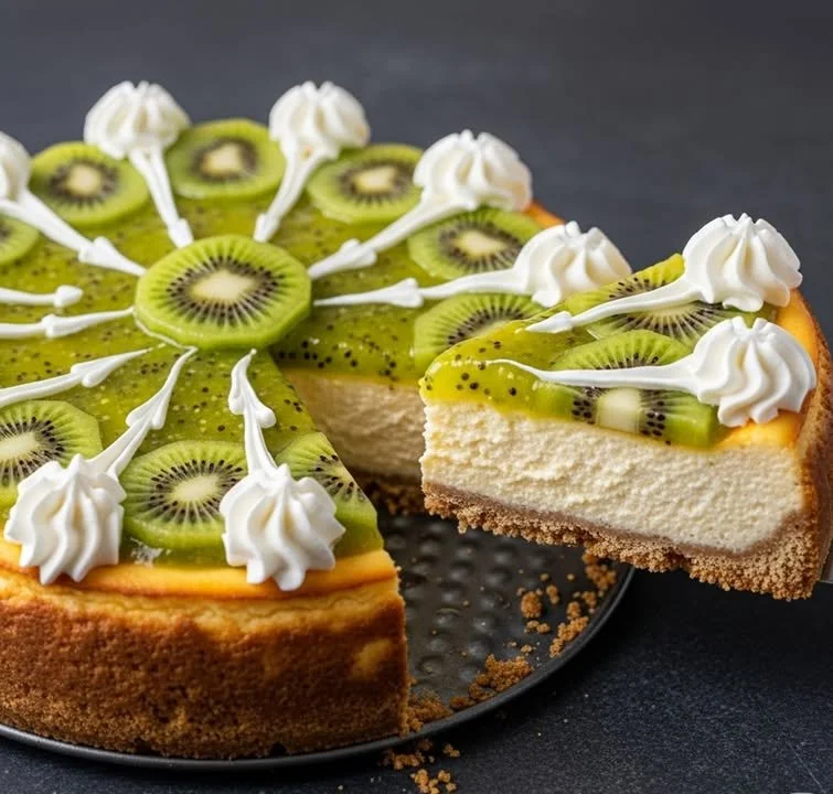 Cheesecake au kiwi