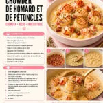 Linguine with shrimp in cream