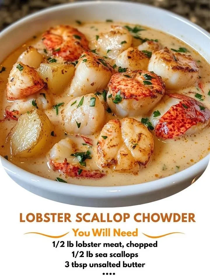 Chowder de homard et de p&eacute;toncles