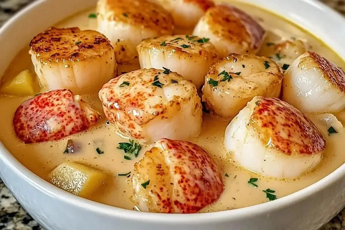 Chowder de Homard et de P&eacute;toncles Qui Fond Dans La Bouche