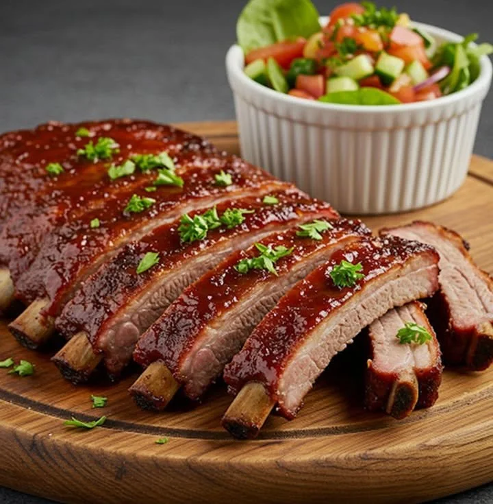 C&ocirc;telettes de porc barbecue au four