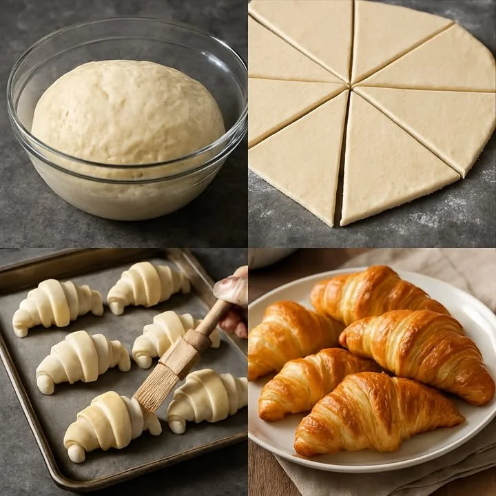 Croissants faciles et d&eacute;licieux