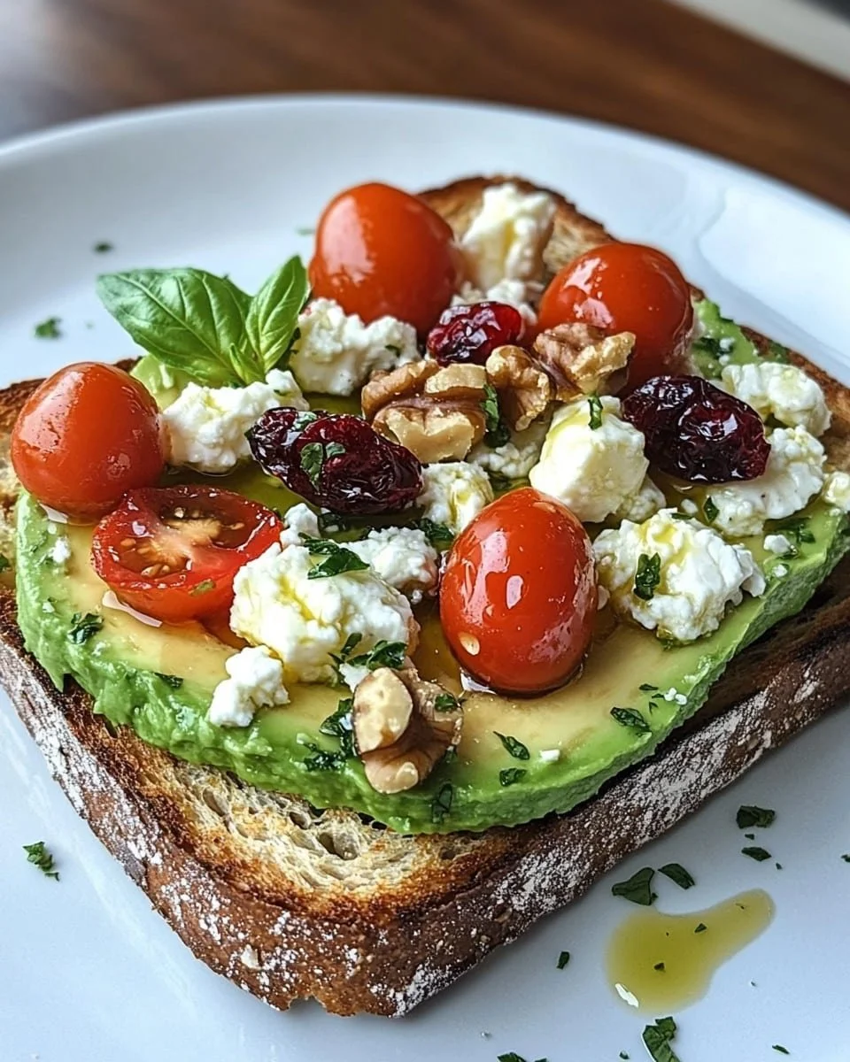 D&eacute;lice de Toast &agrave; l'Avocat et Feta : Une Touche Nutritive et Savoureuse