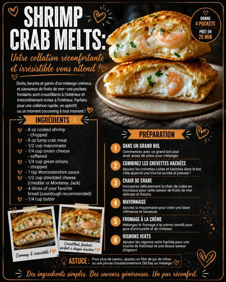 Fondants de crevettes et de crabes présentés sur une assiette élégante.