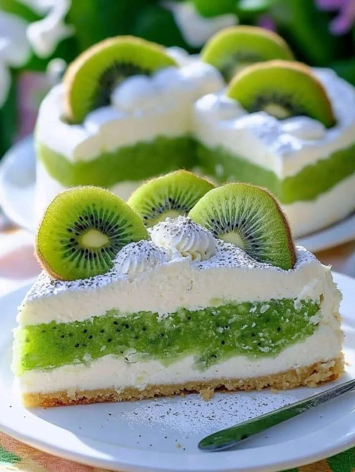 G&acirc;teau &agrave; la Kiwi
