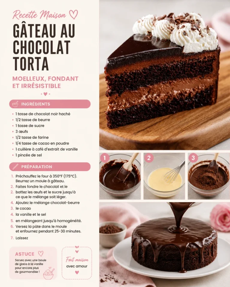 Gâteau au chocolat Torta riche et moelleux, parfait pour les amateurs de chocolat.