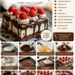 Gâteau au chocolat caramel et Snickers