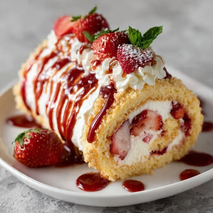 G&acirc;teau au fromage et aux fraises
