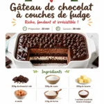 Gâteau au Chocolat Caramel Décadent