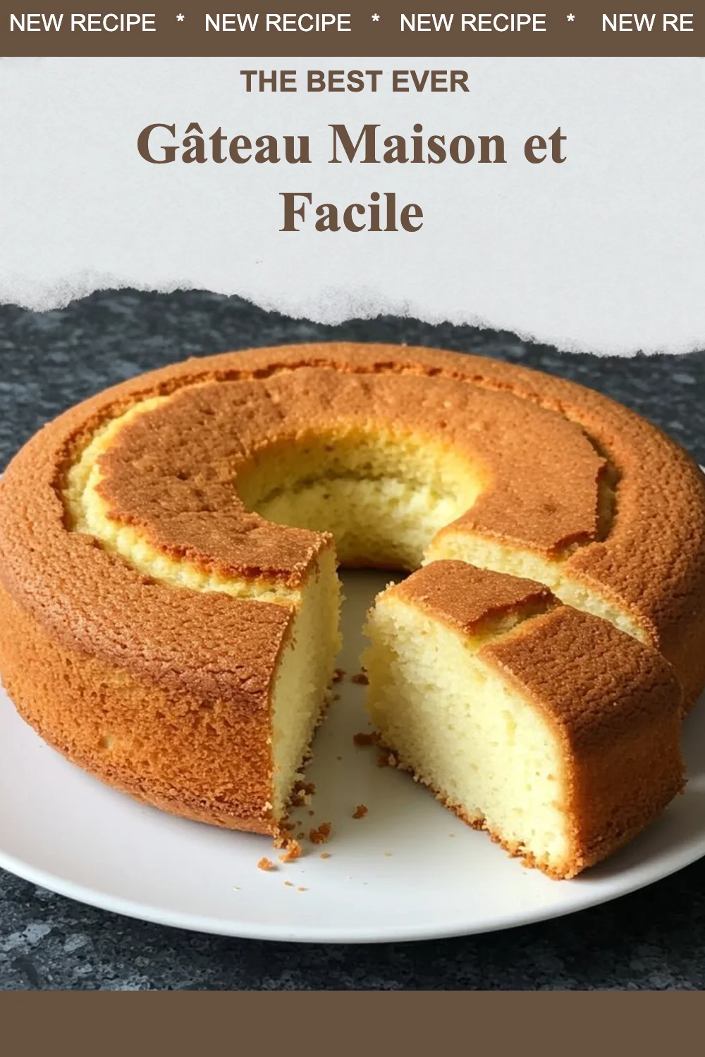 Gâteau maison facile à réaliser, une délicieuse recette à partager.