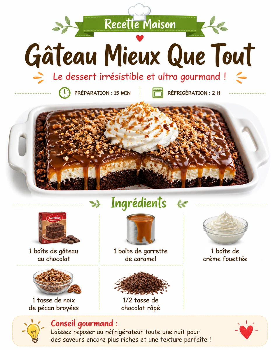 Gâteau Mieux Que Tout, un délice sucré fait maison