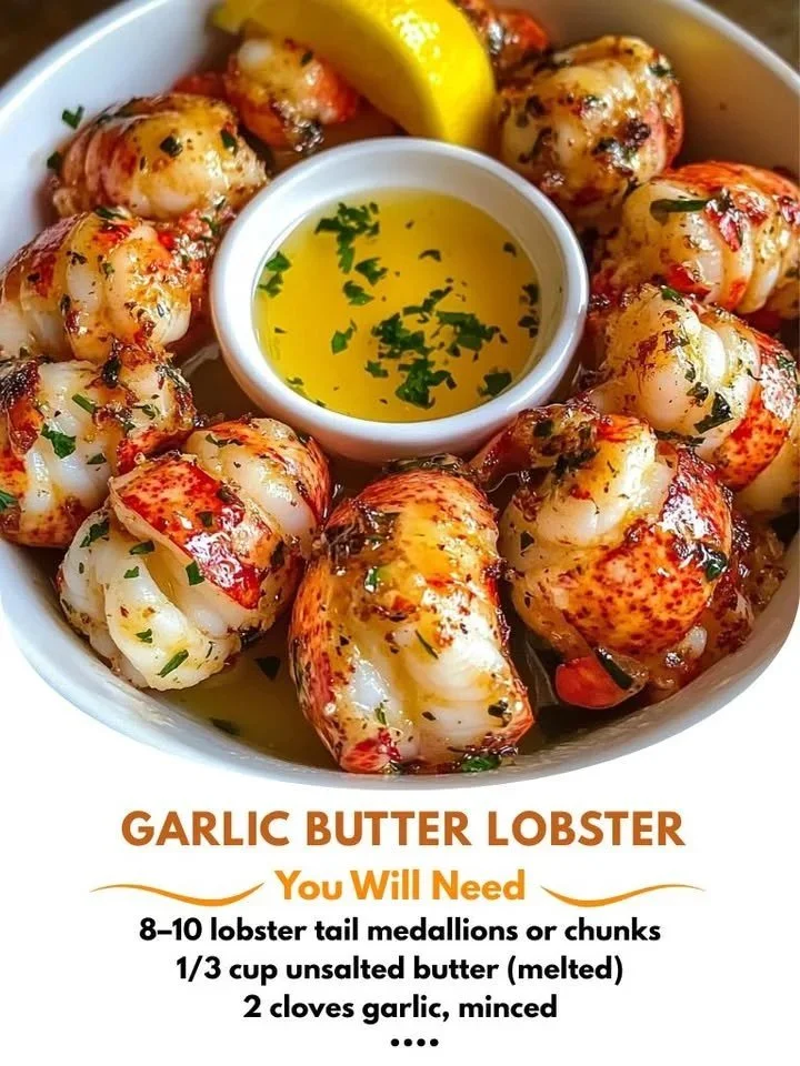 Lobster Bites in Garlic Butter