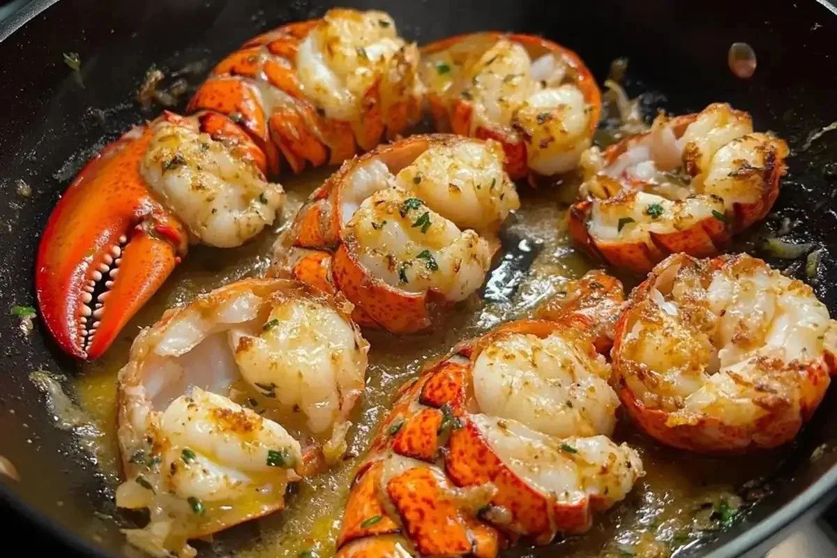 M&eacute;dallions de homard au beurre &agrave; l'ail