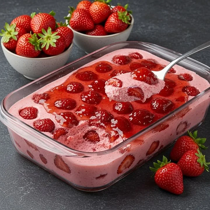 Mousse de Cr&egrave;me &agrave; la Fraise