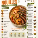 Gumbo de fruits de mer avec crabe, crevettes et saucisse