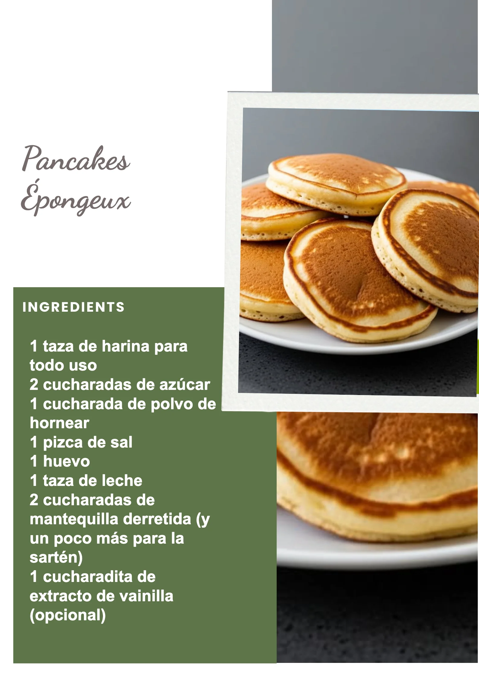 Pancakes épongeux légers et moelleux garnis de sirop d'érable