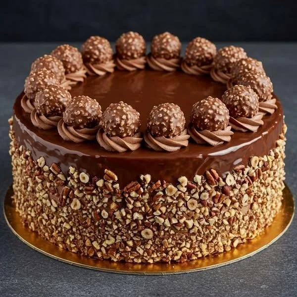 Pastel Ferrero Rocher