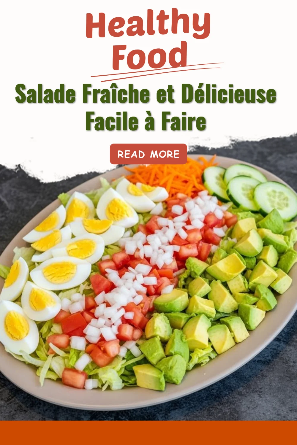 Recette de salade fraîche et délicieuse, idéale pour un repas d'été.