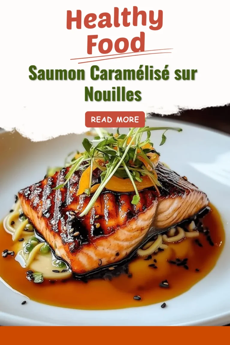 Saumon Caramélisé sur des nouilles savoureuses