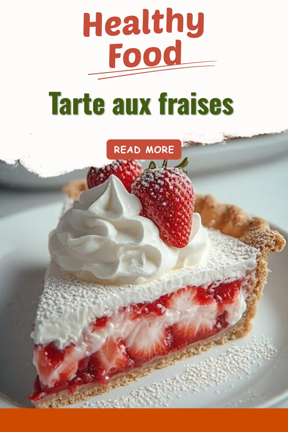 Tarte aux fraises garnie de fraises fraîches et de crème pâtissière